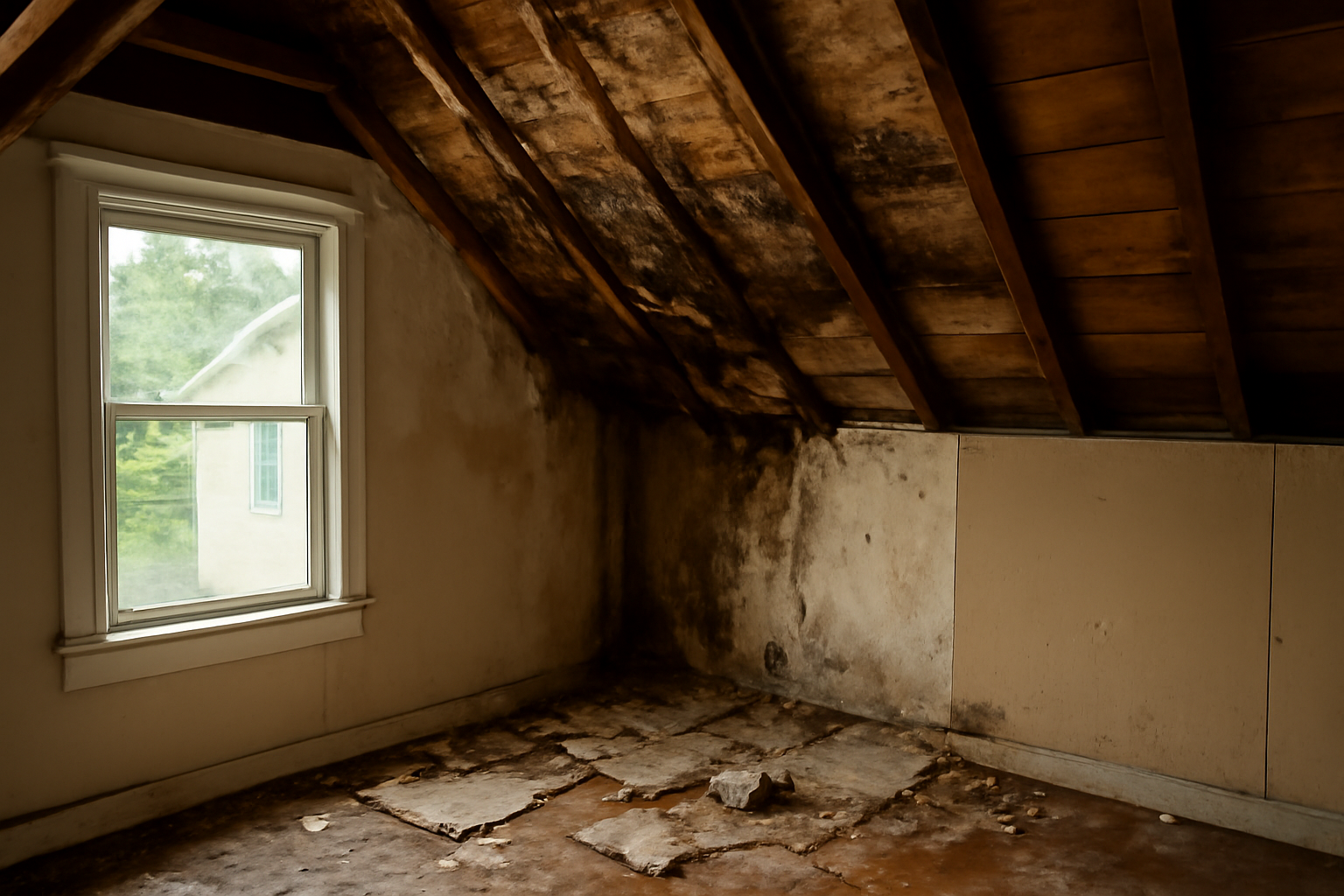 Attic Water Damage Restoration in Bradenton, FL