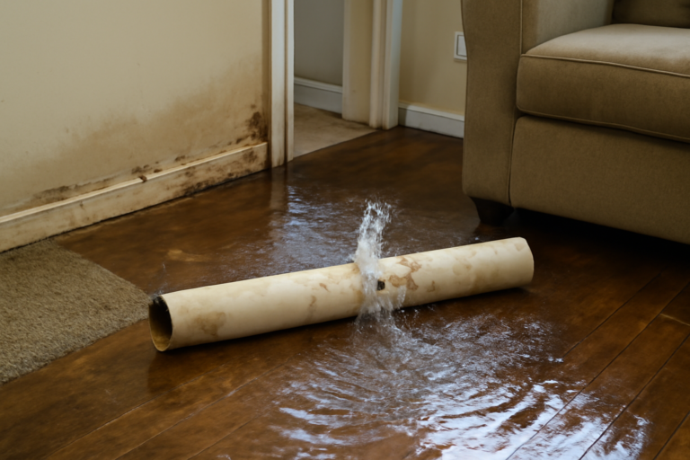 Broken Pipe Water Removal