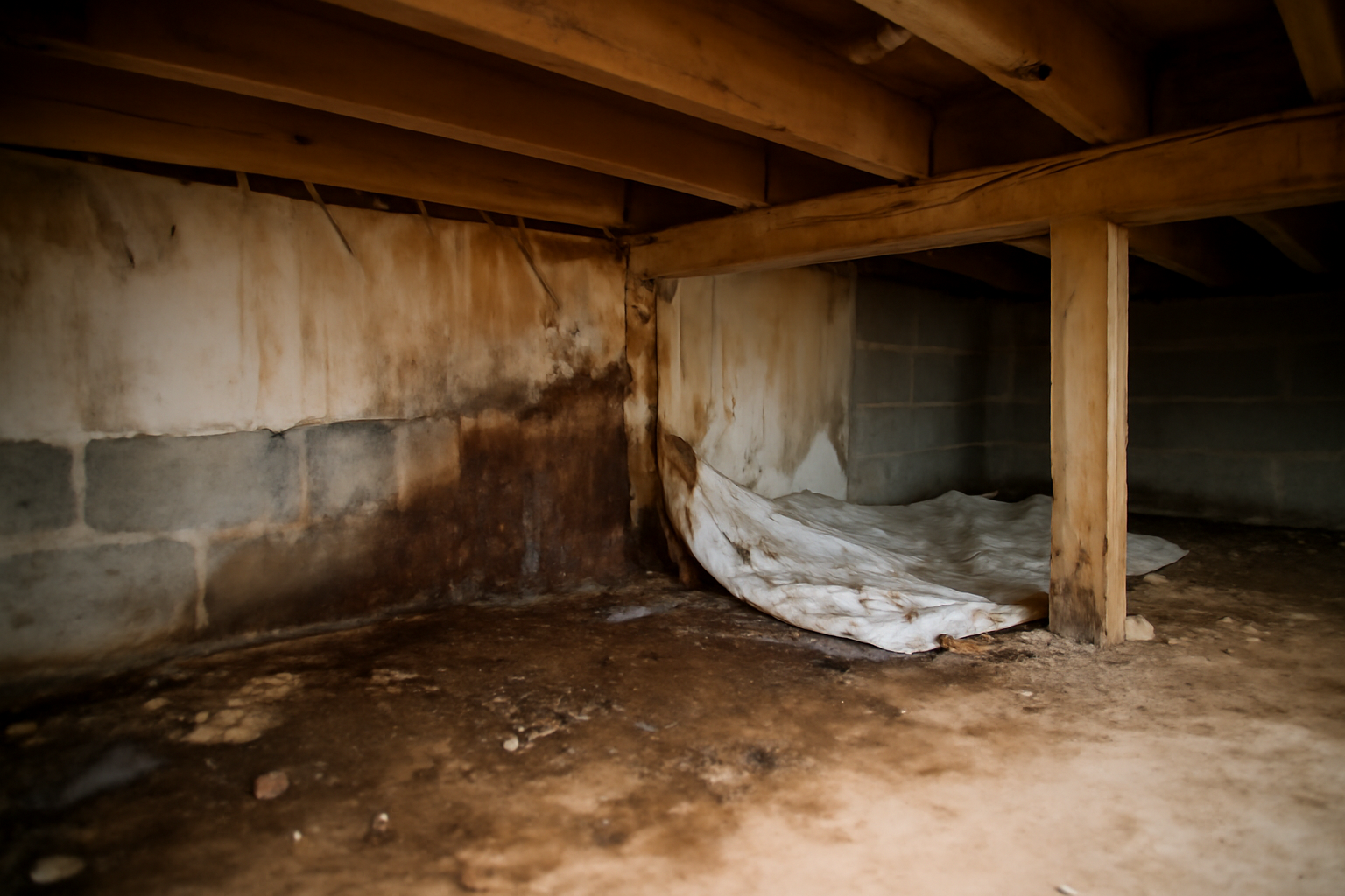 Crawl Space Water Damage Repair in Elfers, FL