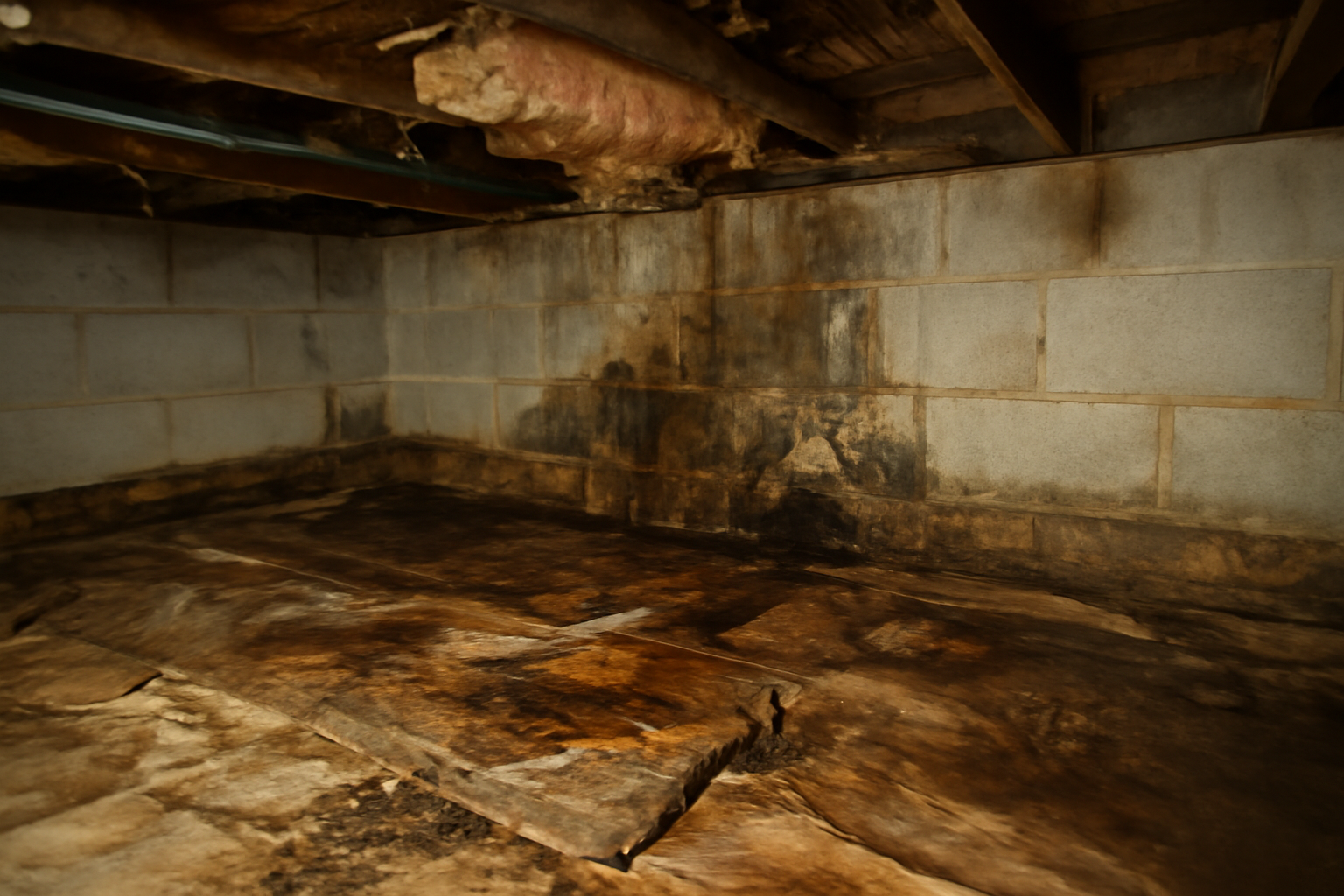 Crawl Space Water Removal in Apollo Beach, FL
