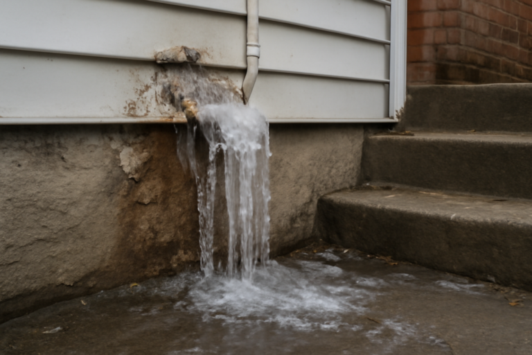 Frozen Pipe Water Removal