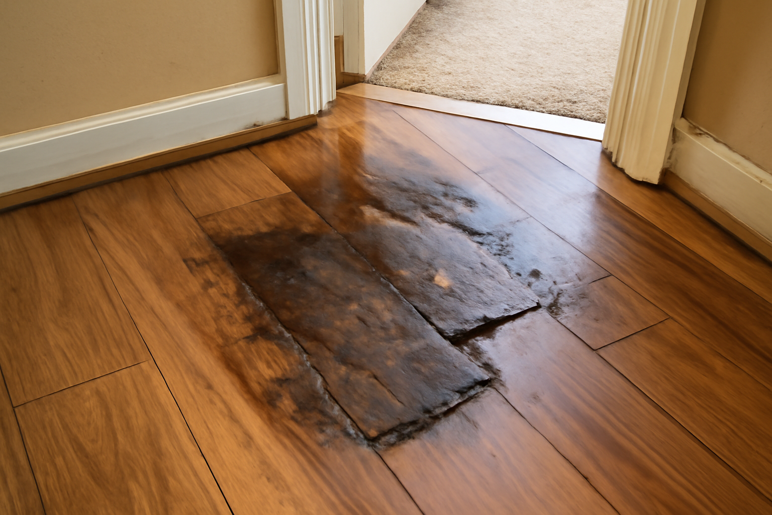Laminate Floor Water Damage Restoration in Bayshore Gardens, FL