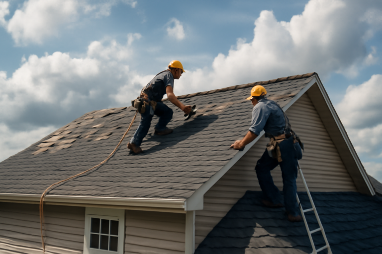 Storm damage repair service